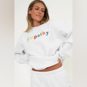 ✨️✨️The Mayfair Group Empathy Always Grey Crewneck✨️✨️